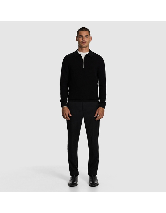 yd. - Angus Long Sleeve Polo Knit Jumper