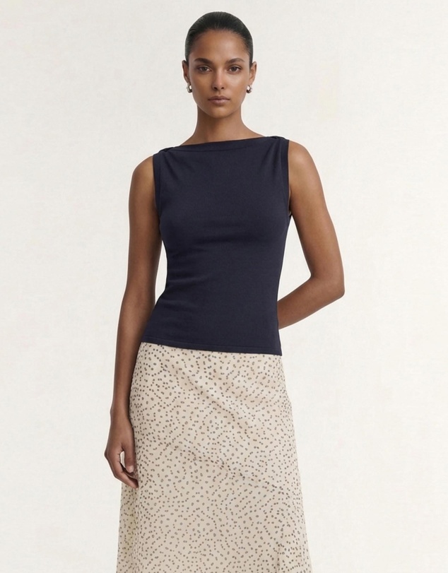 Staple the Label - Leno Twist Knit Tank