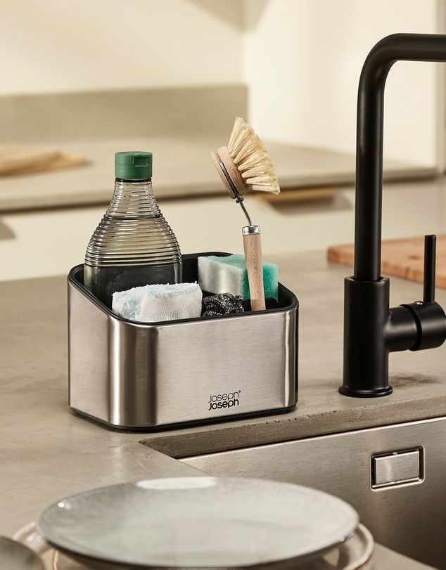 Joseph Joseph - Surface Tiered Stainless-steel Sink Tidy