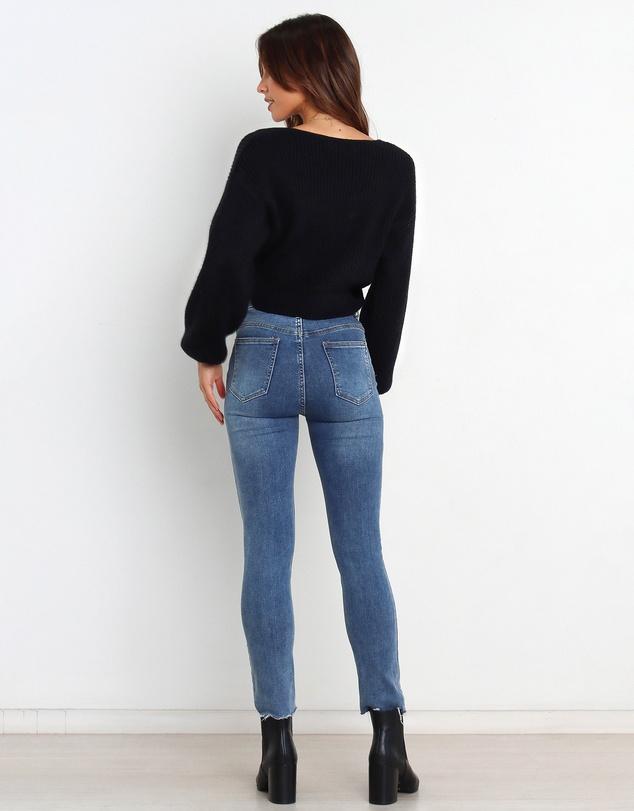 Petal & Pup - Lucy Knit Sweater - Black