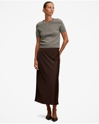 Forever New - Sally Satin Column Skirt