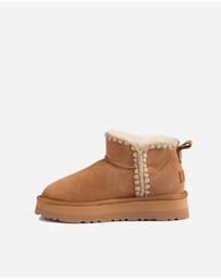 Ozwear Connection Uggs - Ugg Eskimo Platform Mini Boots