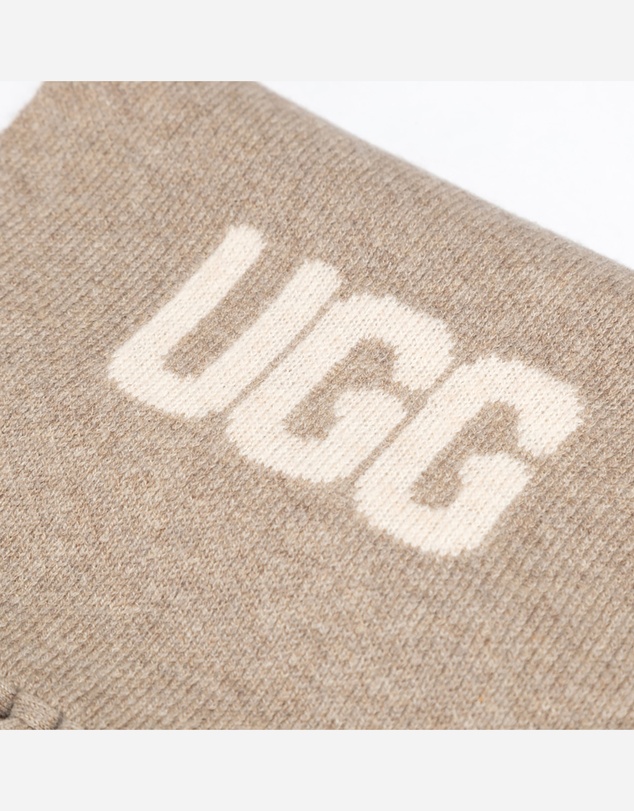 Ozwear Connection Uggs - Ugg Logo Cashmere Aus Wool Woven Scarf