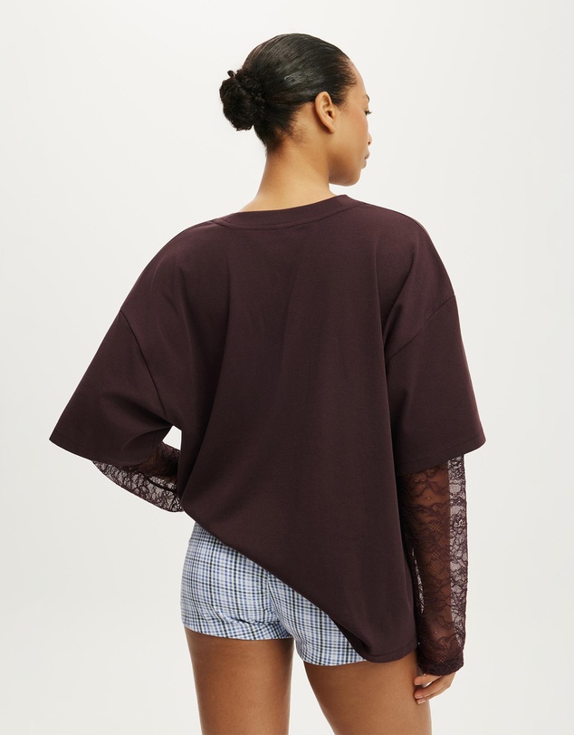 Cotton On Body - Oversized Layered Long Sleeve