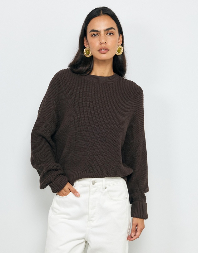AERE - Cotton Cashmere Blend Relaxed Jumper