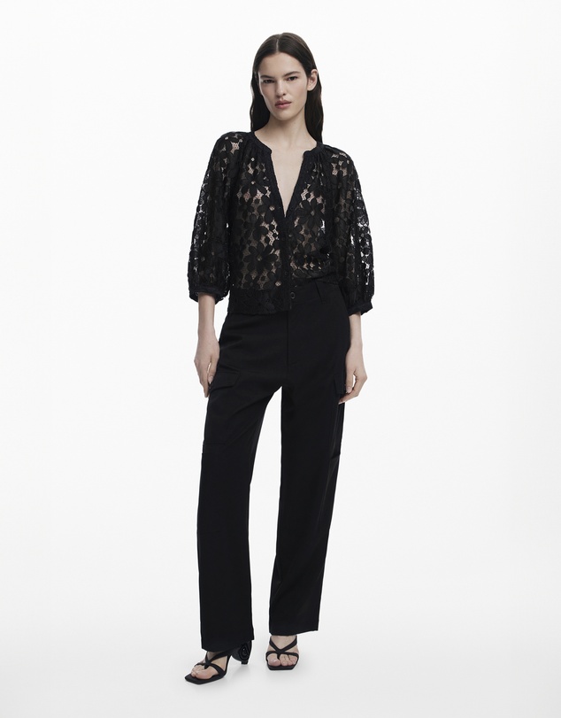 Desigual - Cut-out blouse