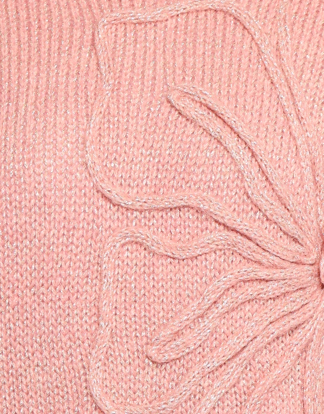 Petal & Pup - Addie Tonal Flower Knit Sweater - Pink