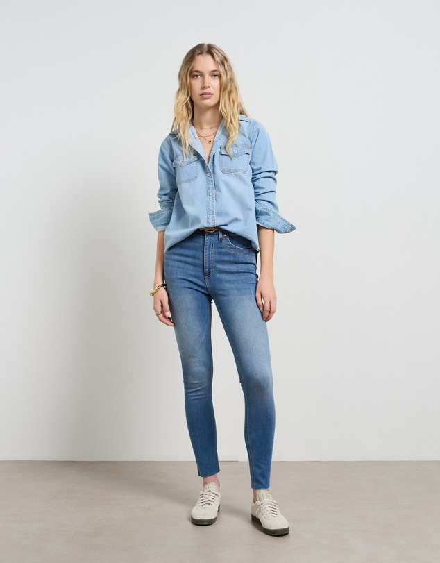 DRICOPER DENIM - Valiant Sunbleach Denim Shirt