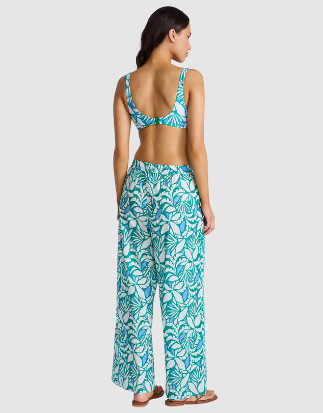 Seafolly - Retro Reef Smocked Waist Pant