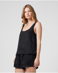 MVN - Pepperwood Cupro Top