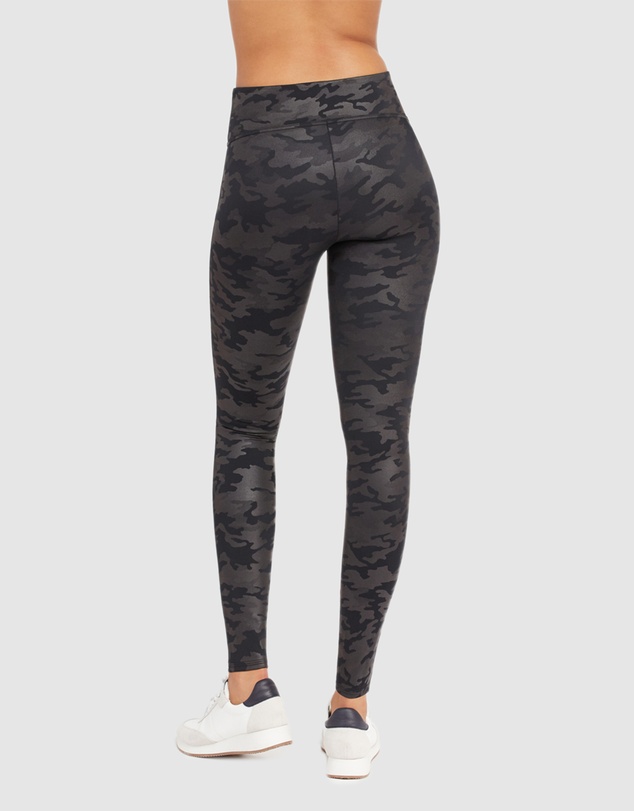 Spanx - Faux Leather Camo Legging