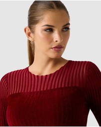 GUESS - Rowena Rib Chenille Sweater