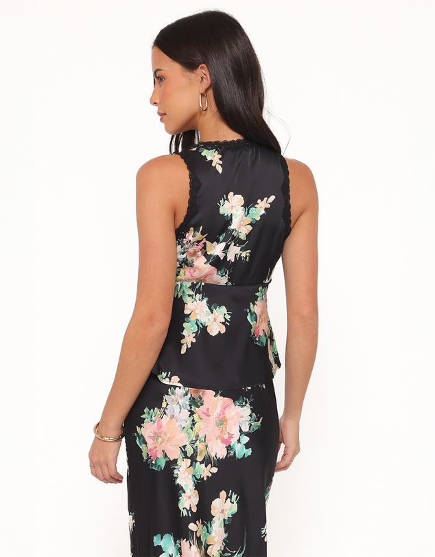 Petal & Pup - Kelso Top - Black Floral