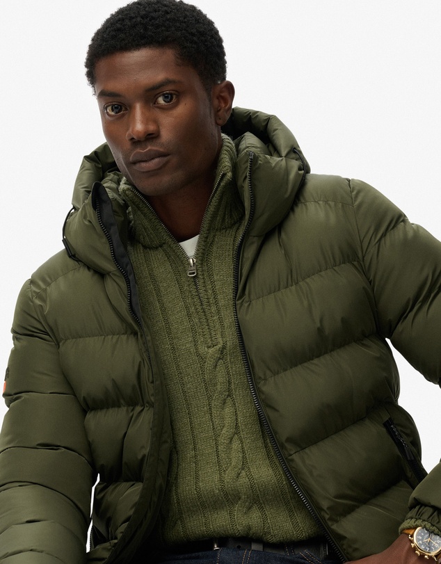 Superdry - Hooded Sports Puffer Jacket