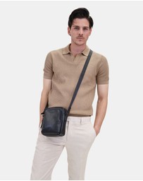 Pierre Cardin - Pierre Cardin Men's Leather Classic Crossbody Bag
