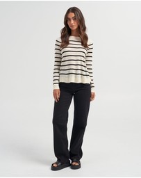 Vero Moda - Nova Long Sleeve Stripe Knit