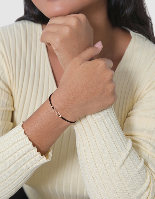 Elli Jewelry - Bracelet Infinity 925 Sterling Silver Rosegold