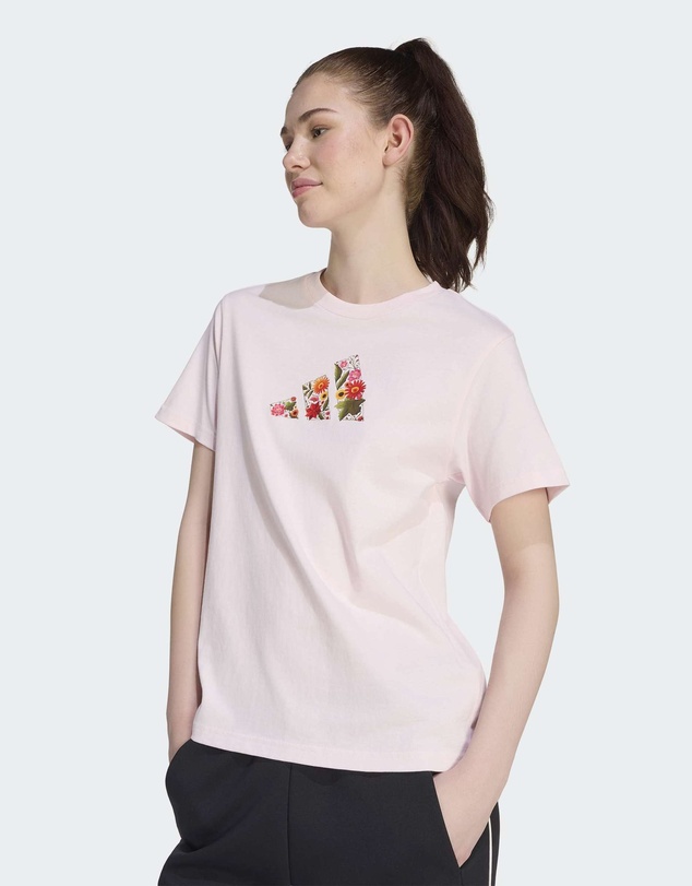 adidas Sportswear - FLORAL REGULAR GRAPHIC T-SHIRT Womens
