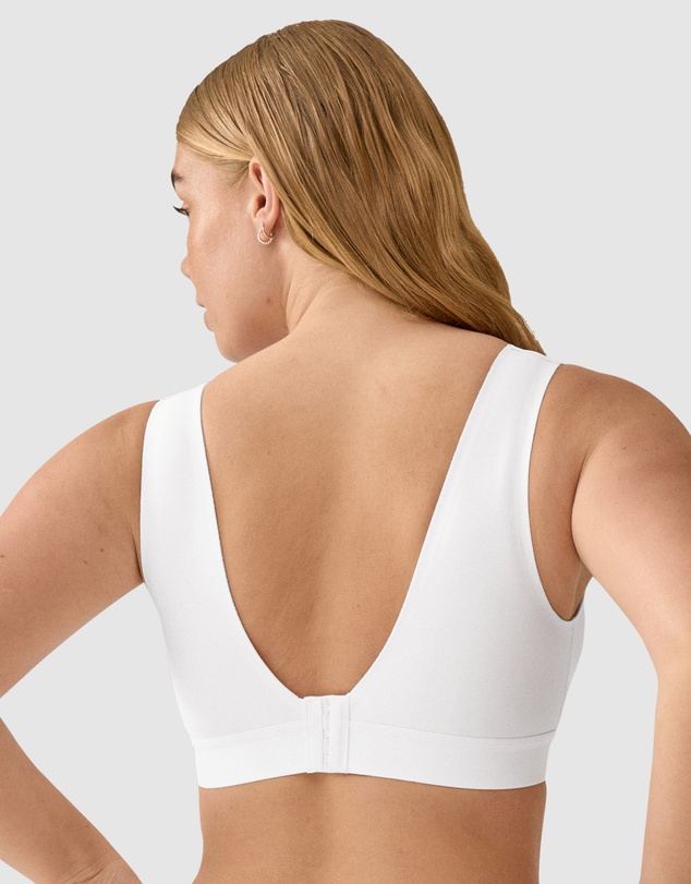 Naturana - Back & Side Smoothing Wirefree Crop Top Bra