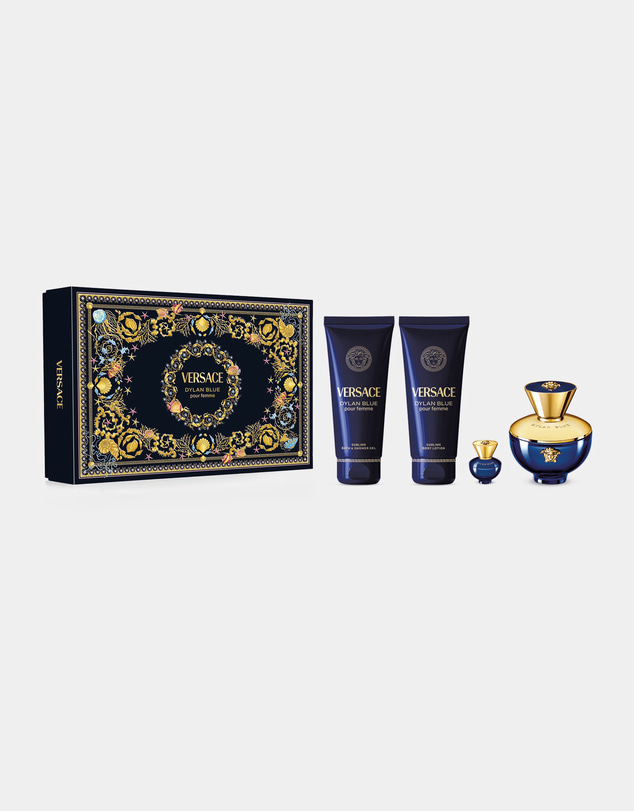 Versace - Dylan Blue Pour Femme Gift Set (10ml + Bath & Shower gel 100ml + Body Lotion 100ml + 5ml)