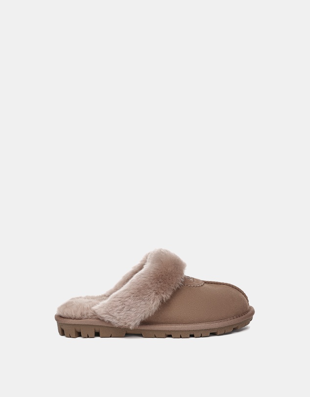 EVERAU - Australian Shepherd Ugg Waffle Slipper Sheepskin Upper House Shoes