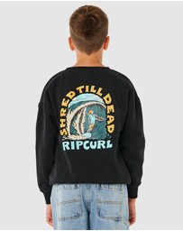 Rip Curl - Shred Till Dead Crew Sweat - Teens