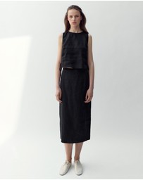 M.N.G - Linen Top with Ties