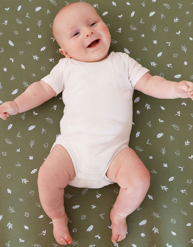 Living Textiles - 2 Pack Organic Cot Fitted Sheet - Fox & Friends