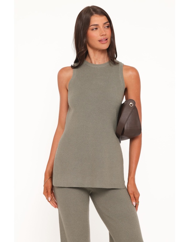 Petal & Pup - Ellory Knitted Pant Set - Olive