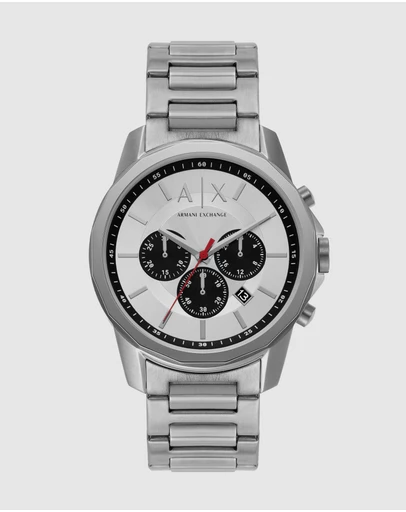 Armani Exchange - Silver Tone Choronograph Watch