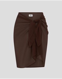 Vacay Swimwear - Catalina Sarong Chocolate