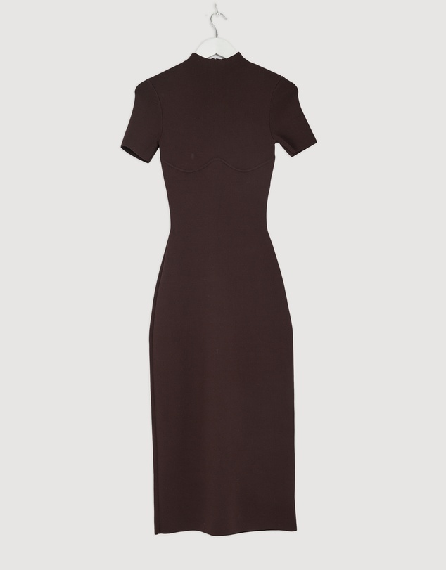 Revibe - Repaired Tussah London Knitted Midi Dress - AU 6