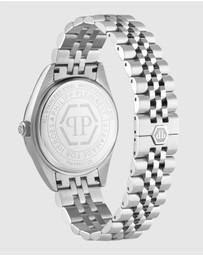 Philipp Plein - Date Superlative 34mm Silver-Tone Analogue