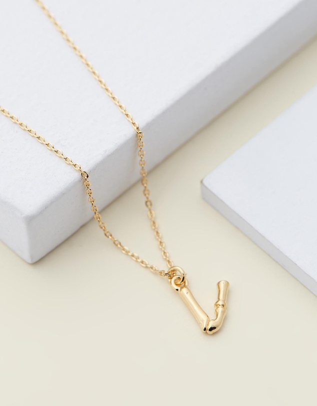 Zahar - Letter V Necklace