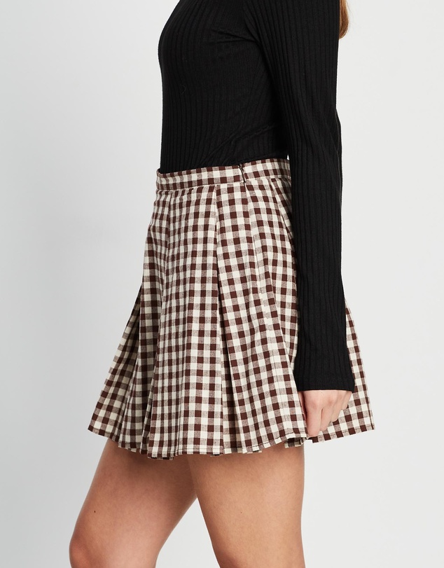 All About Eve - Harlem Check Skirt