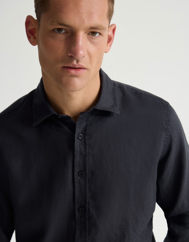 Oxford - Cooper Organic Linen Shirt Long Sleeve