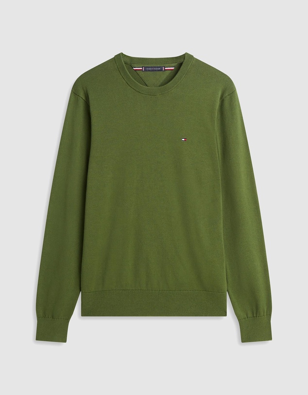 Tommy Hilfiger - Flag Embroidery Crew Neck Jumper