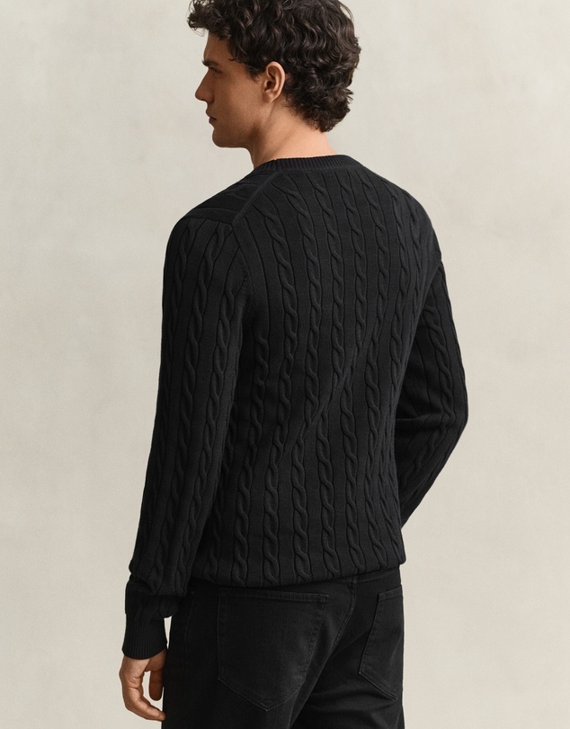 Gant - Cotton Cable Crew Neck Knit