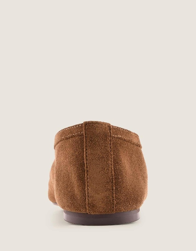 Shelly Shen - Salem Ballet Flats Chestnut Suede