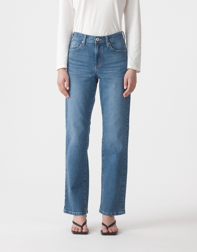 Outland Denim - Elise Mid Straight Jean 31