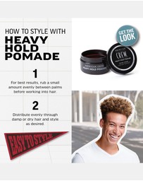 American Crew - Crew Heavy Hold Pomade 85g