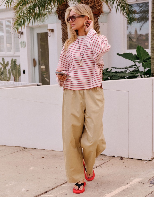 Ceres Life - Beau Long Sleeve Slouchy Tee