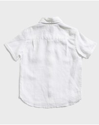 Academy Brand - Kids Hampton SS Linen Shirt