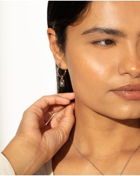 Mestige - True North Earrings - Silver Plated