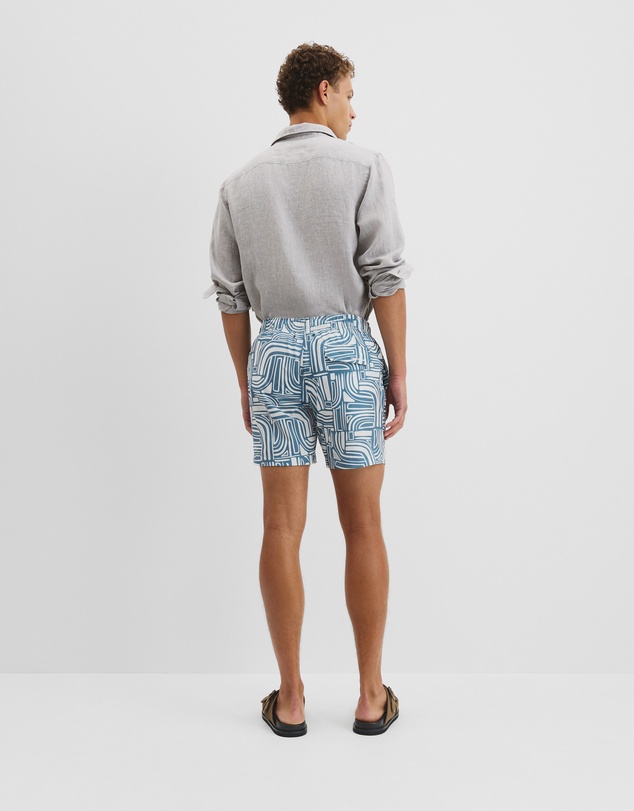 Country Road - Abstract Print Swim Straight