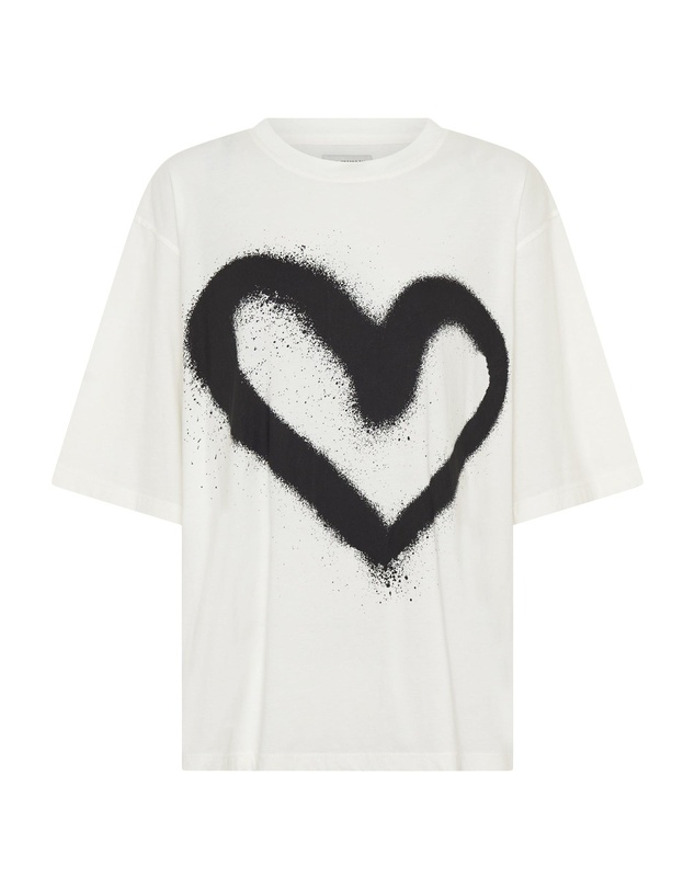 ONE TEASPOON - Heart White Kobe Tee - White