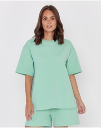 ALEXANDRA - Halo T-Shirt Sage