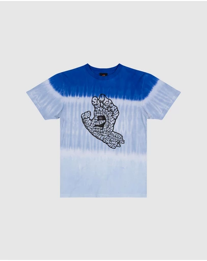 Santa Cruz - Letter Hand Mono Front Short Sleeve - Teens