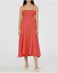 Amelius - Corinna Linen Midi Dress