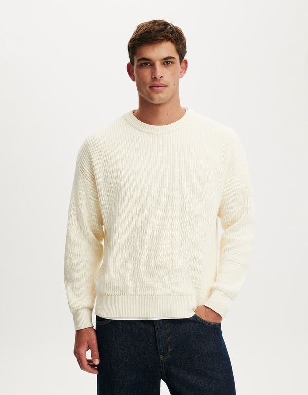 Cotton On - Box Fit Crew Knit